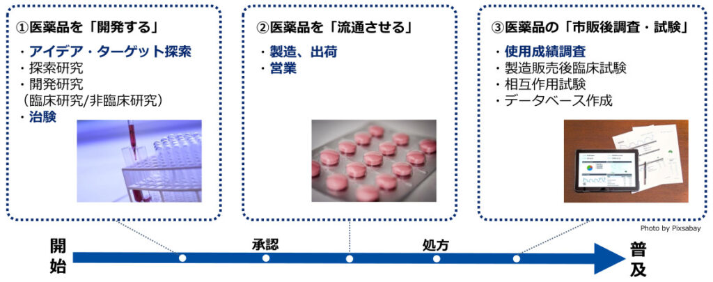 新薬開発の流れ